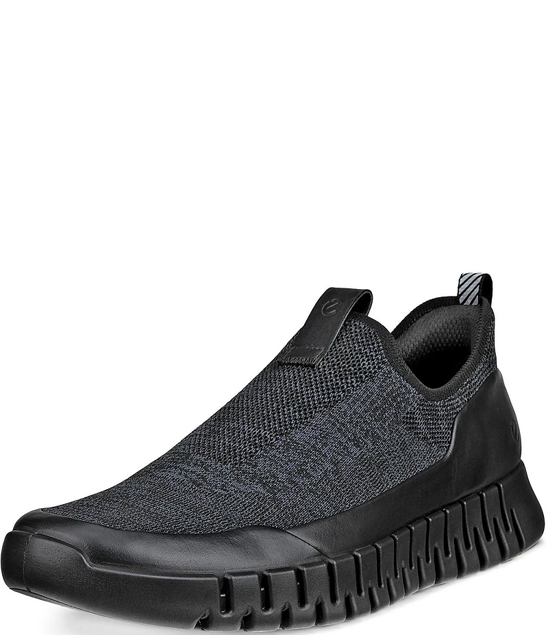 ECCO Men's Gruuv Easy Knit Slip On Sneakers