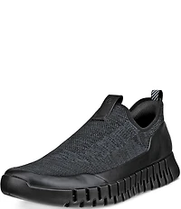ECCO Men's Gruuv Easy Knit Slip On Sneakers