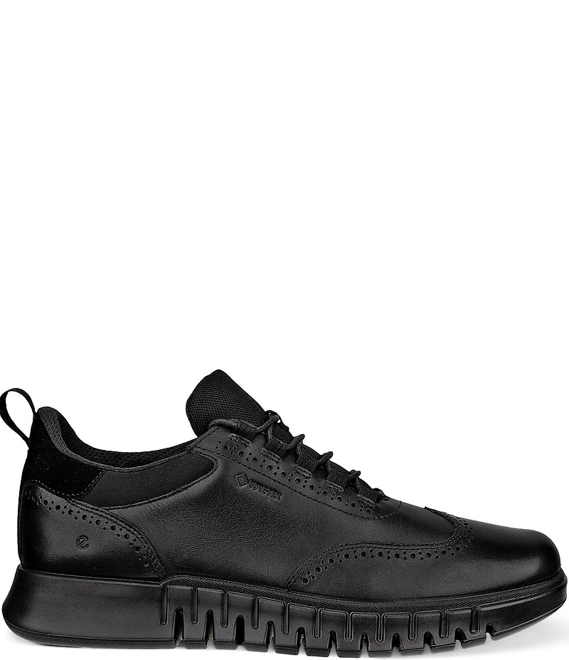ECCO Men's Gruuv Studio Leather Wingtip Oxford Sneakers