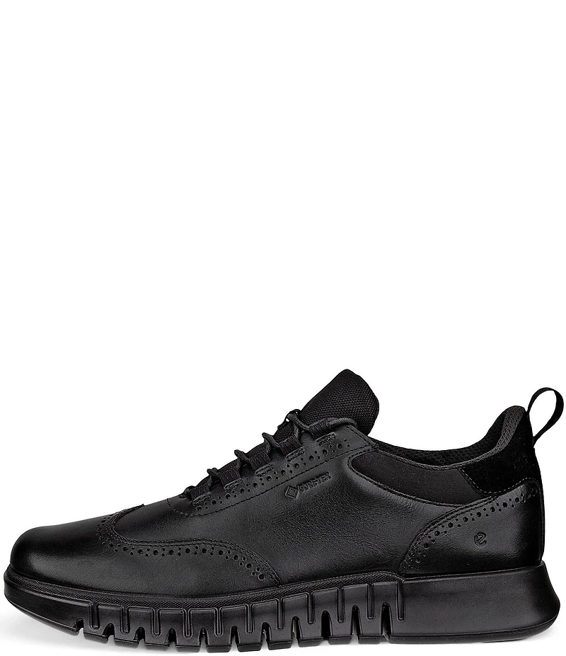 ECCO Men's Gruuv Studio Leather Wingtip Oxford Sneakers