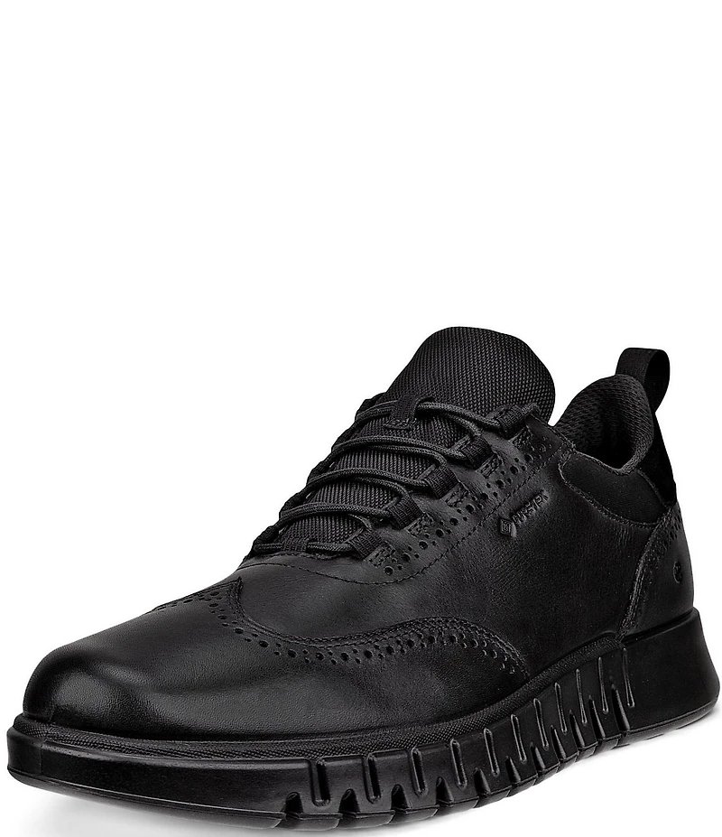 ECCO Men's Gruuv Studio Leather Wingtip Oxford Sneakers