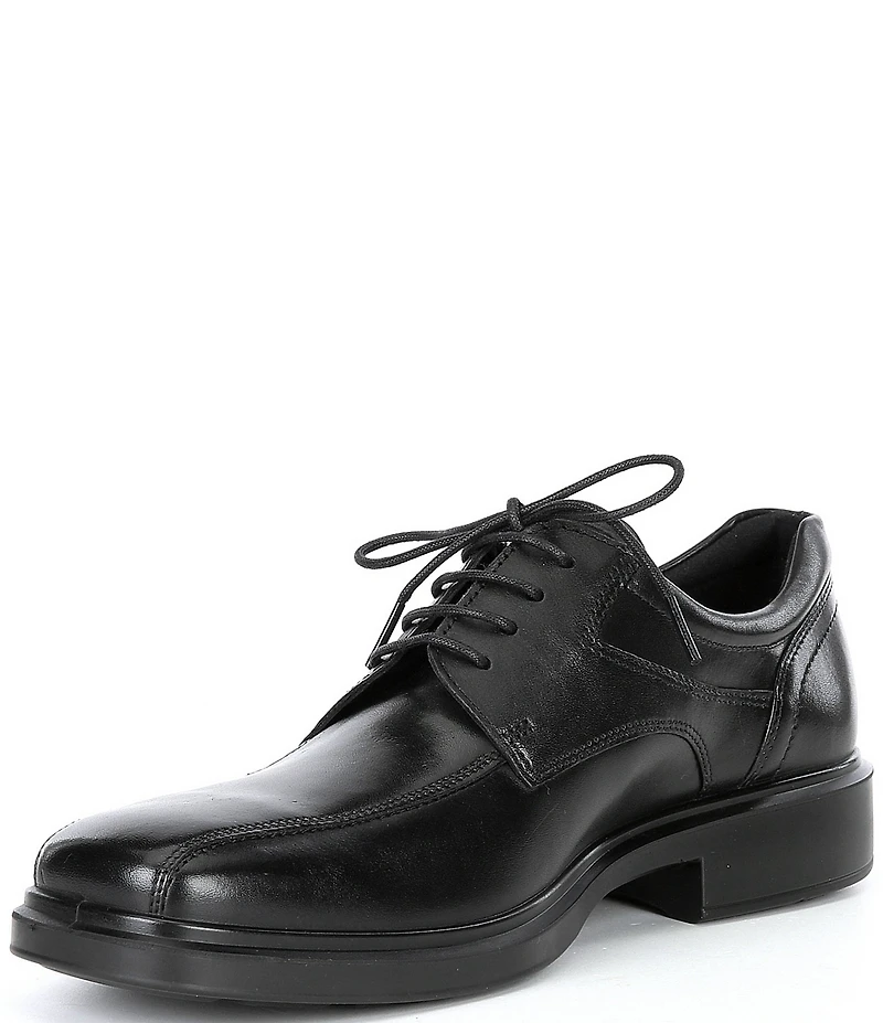 ECCO Men's Helsinki 2.0 Leather Bike Toe Tie Oxfords