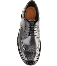 ECCO Men's Metropole London Leather Wingtip Brogue Detail Oxfords