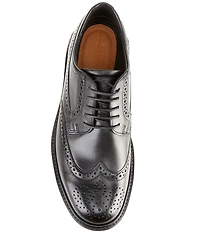 ECCO Men's Metropole London Leather Wingtip Brogue Detail Oxfords