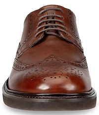 ECCO Men's Metropole London Leather Wingtip Brogue Detail Oxfords