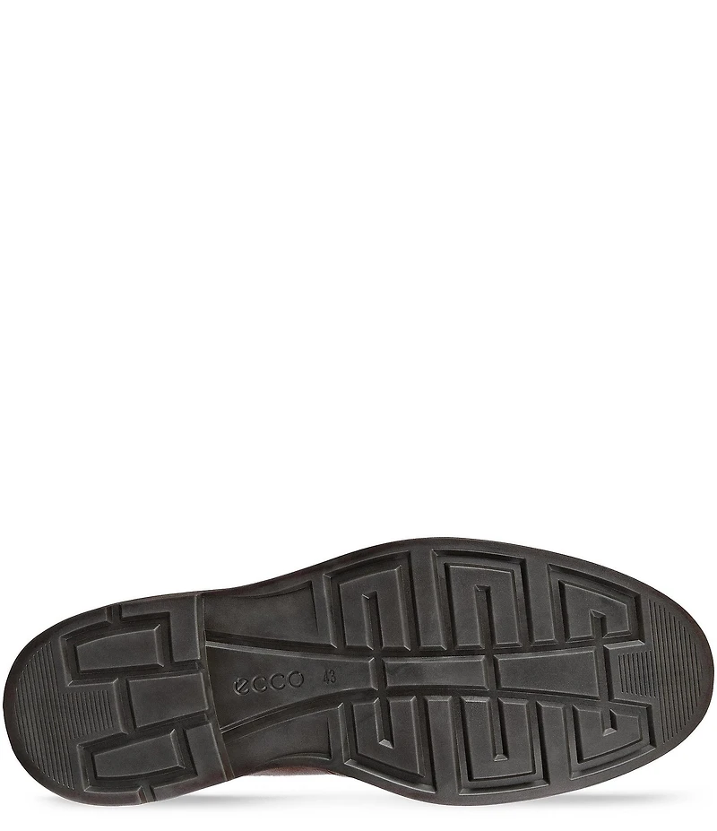 ECCO Men's Metropole London Leather Wingtip Brogue Detail Oxfords