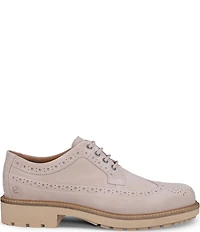 ECCO Men's Metropole Oslo Suede Brogue Detail Wingtip Oxfords