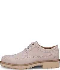 ECCO Men's Metropole Oslo Suede Brogue Detail Wingtip Oxfords