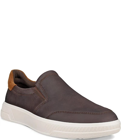ECCO Men's Move Nubuck Slip On Sneakers