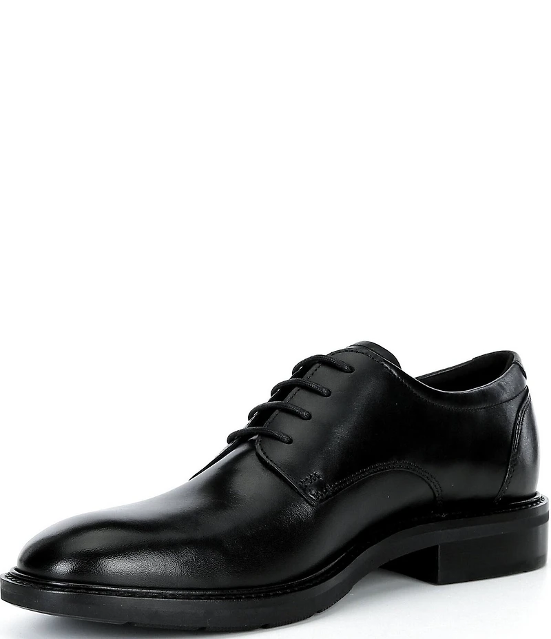 ECCO Men's Prague Plain Toe Lace-Ups