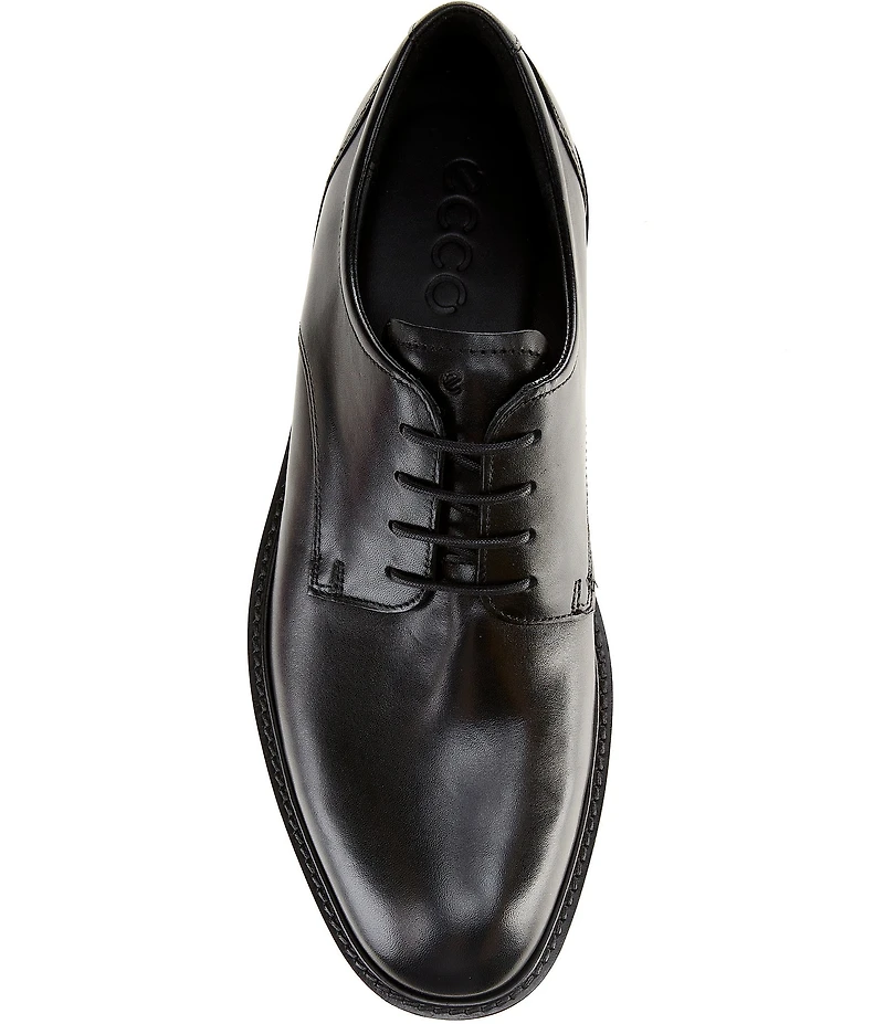ECCO Men's Prague Plain Toe Lace-Ups