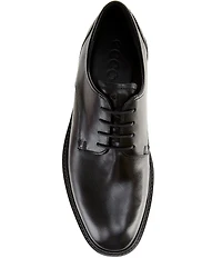 ECCO Men's Prague Plain Toe Lace-Ups