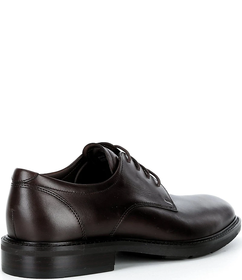 ECCO Men's Prague Plain Toe Lace-Ups