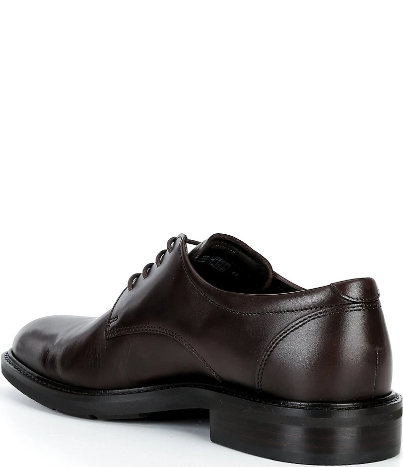 ECCO Men's Prague Plain Toe Lace-Ups