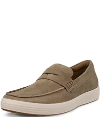 ECCO Men's Soft 7 Suede Penny Loafers