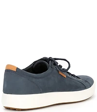 ECCO Men's Soft VII Nubuck Leather Sneakers