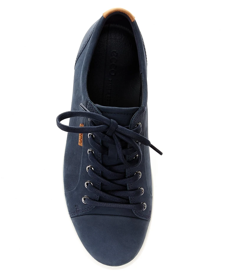 ECCO Men's Soft VII Nubuck Leather Sneakers
