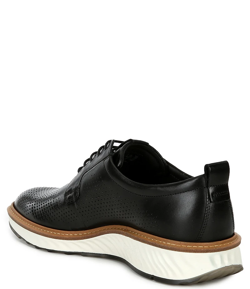 ECCO Men's St.1 Hybrid Perforated Leather Lace Up Oxfords