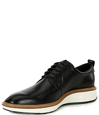 ECCO Men's St.1 Hybrid Perforated Leather Lace Up Oxfords