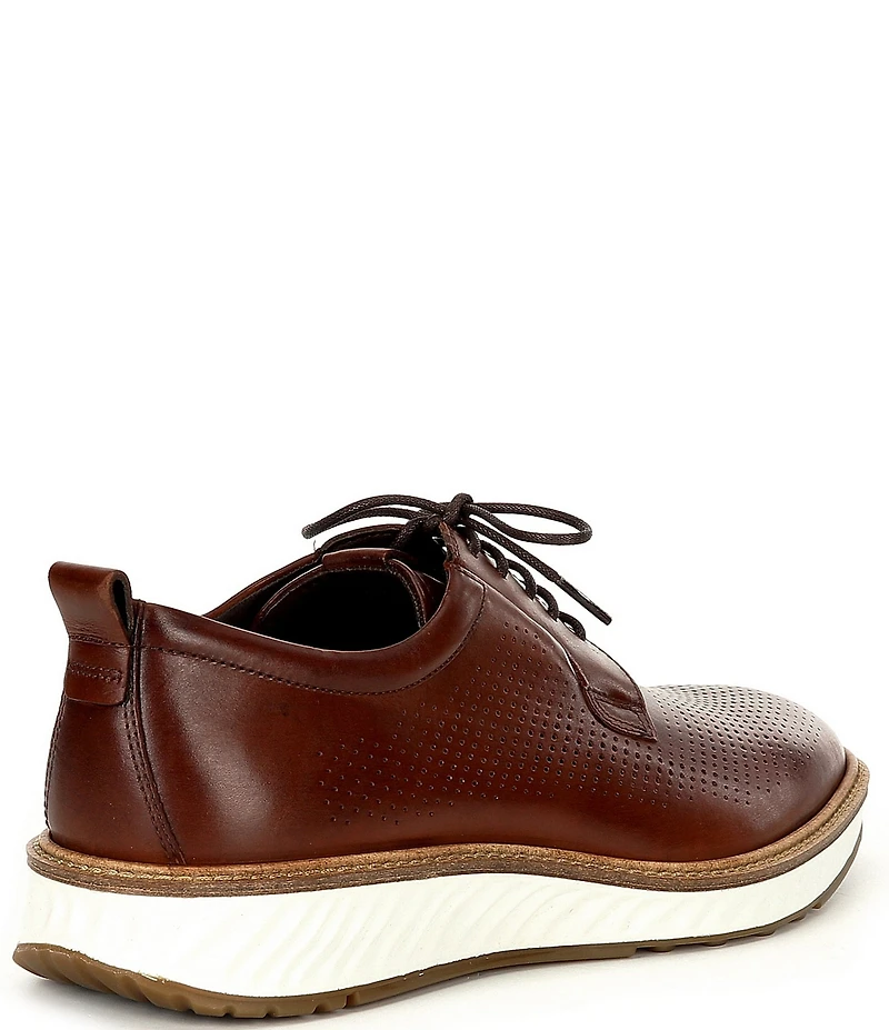 ECCO Men's St.1 Hybrid Perforated Leather Lace Up Oxfords