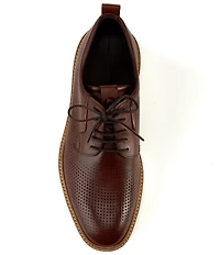 ECCO Men's St.1 Hybrid Perforated Leather Lace Up Oxfords