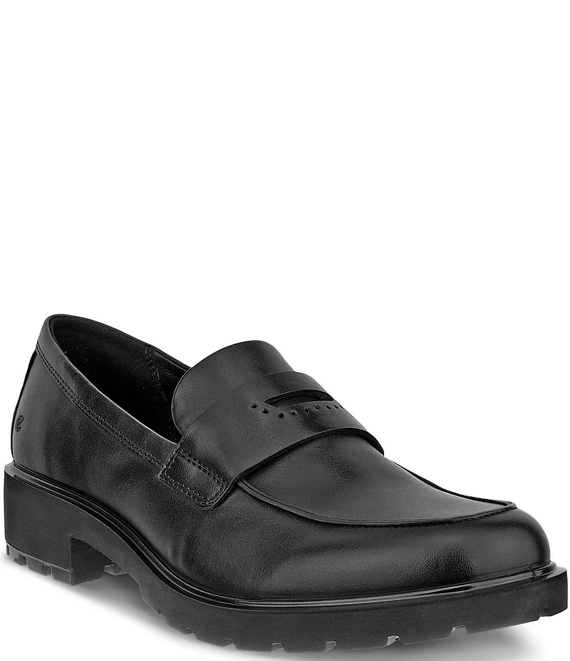 ECCO Women's Metropole Vienna Leather Penny Loafers