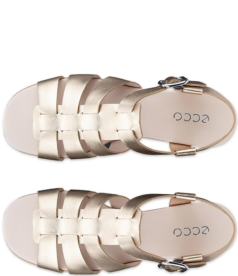 ECCO Sculpted Alba 2 Banded Leather Fishmerman Sandals