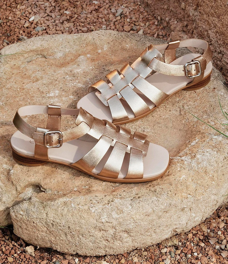 ECCO Sculpted Alba 2 Banded Leather Fishmerman Sandals