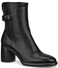 ECCO Sculpted LX 55 Leather Buckled Booties