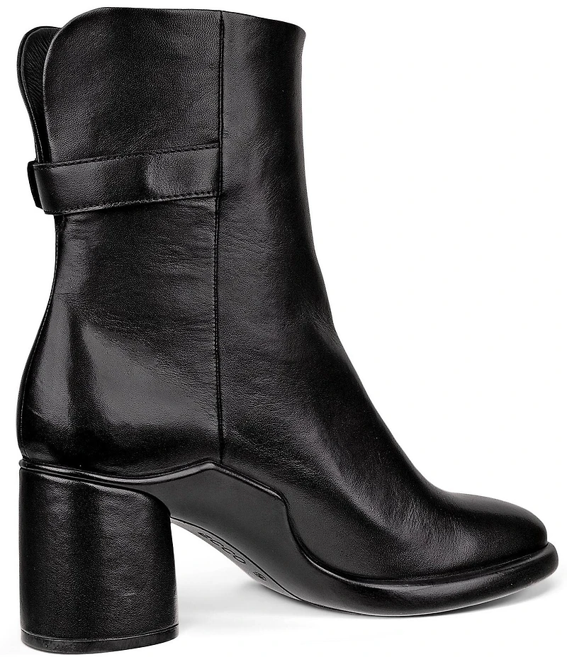 ECCO Sculpted LX 55 Leather Buckled Booties