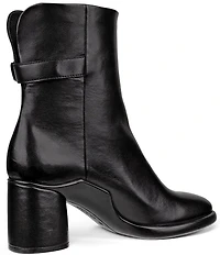 ECCO Sculpted LX 55 Leather Buckled Booties