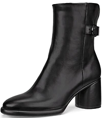 ECCO Sculpted LX 55 Leather Buckled Booties