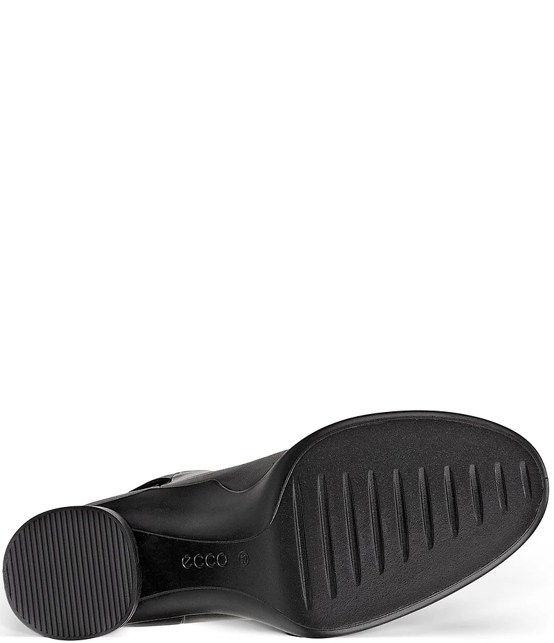 ECCO Sculpted LX 55 Leather Buckled Booties