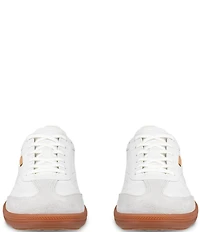 ECCO Soft 11 Leather Snake Print Lace Up Sneakers