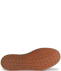 ECCO Soft 11 Leather Snake Print Lace Up Sneakers