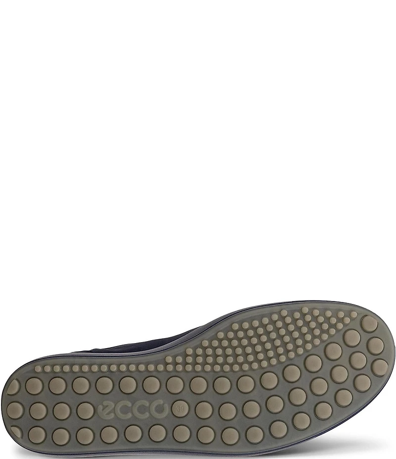 ECCO Soft 7 Nubuck Side Zip Sneakers