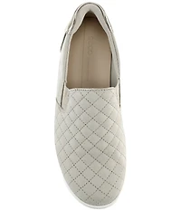 ECCO Soft 7 Quilted Leather Slip On Sneakers