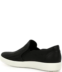 ECCO Soft 7 Woven Leather Slip On II Sneakers