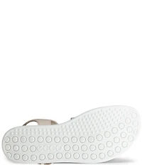 ECCO Soft Leather Banded Ankle Wrap Sandals