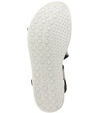 ECCO Soft Leather Banded Ankle Wrap Sandals