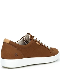 ECCO Women's Soft VII Leather Lace Up Sneakers