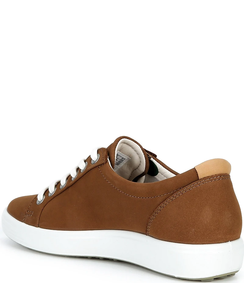 ECCO Women's Soft VII Leather Lace Up Sneakers