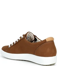 ECCO Women's Soft VII Leather Lace Up Sneakers