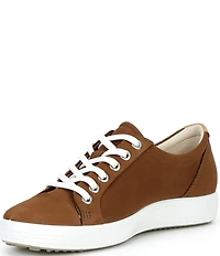ECCO Women's Soft VII Leather Lace Up Sneakers