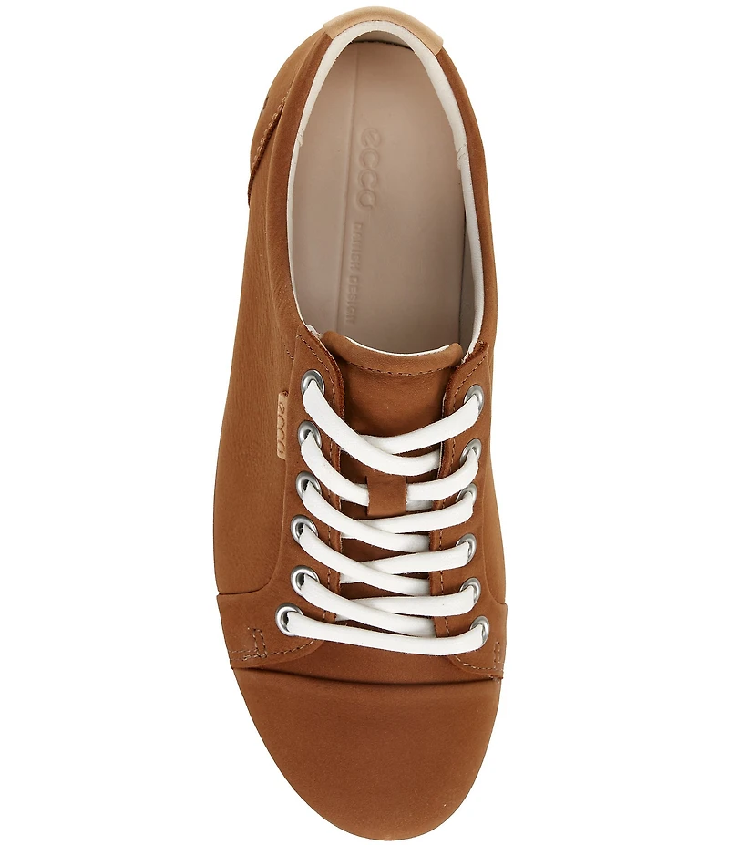 ECCO Women's Soft VII Leather Lace Up Sneakers