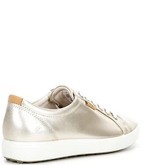 ECCO Women's Soft VII Leather Lace Up Sneakers