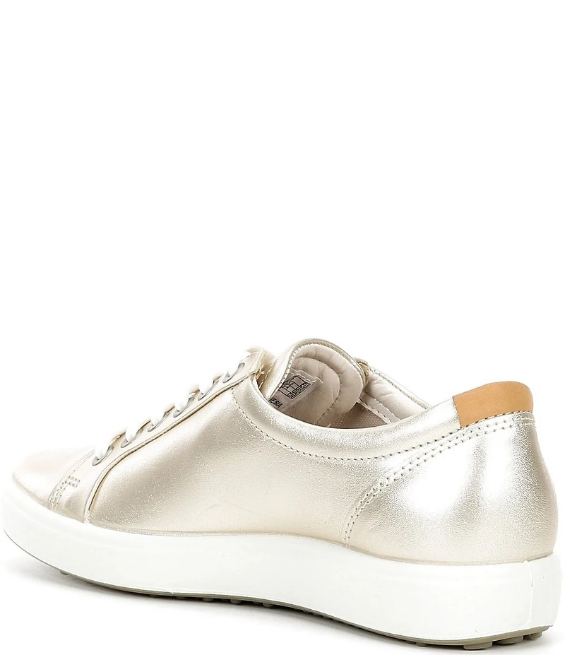 ECCO Women's Soft VII Leather Lace Up Sneakers
