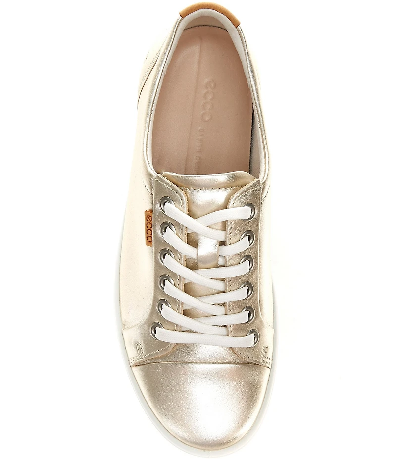 ECCO Women's Soft VII Leather Lace Up Sneakers
