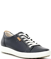 ECCO Women's Soft VII Leather Lace Up Sneakers