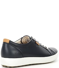 ECCO Women's Soft VII Leather Lace Up Sneakers